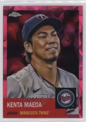 2022 Chrome Platinum Anniversary Fuchsia Atomic Refractor /100 Kenta Maeda 16o7