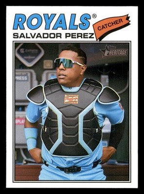 2026 Topps Heritage Salvador Perez #320 Kansas City Royals