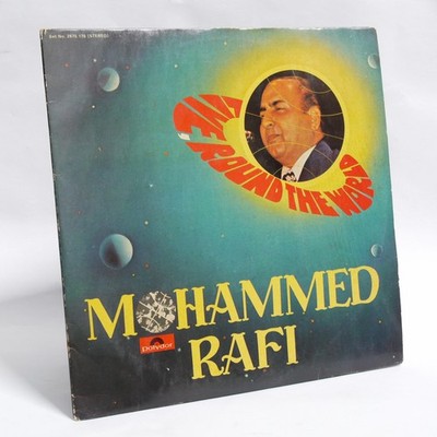 Mohammed Rafi Live Around The World Gatefold Double LP OG Hindi Music