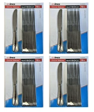 (4) NEW Dozen WinCo Extra Heavy Mayridge Dinner Knife Set 48 KNIVES