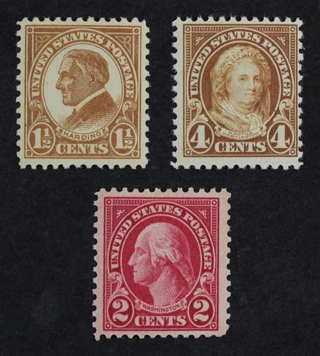 CKStamps: US Stamps Collection Scott#553 554 556 Mint NH OG
