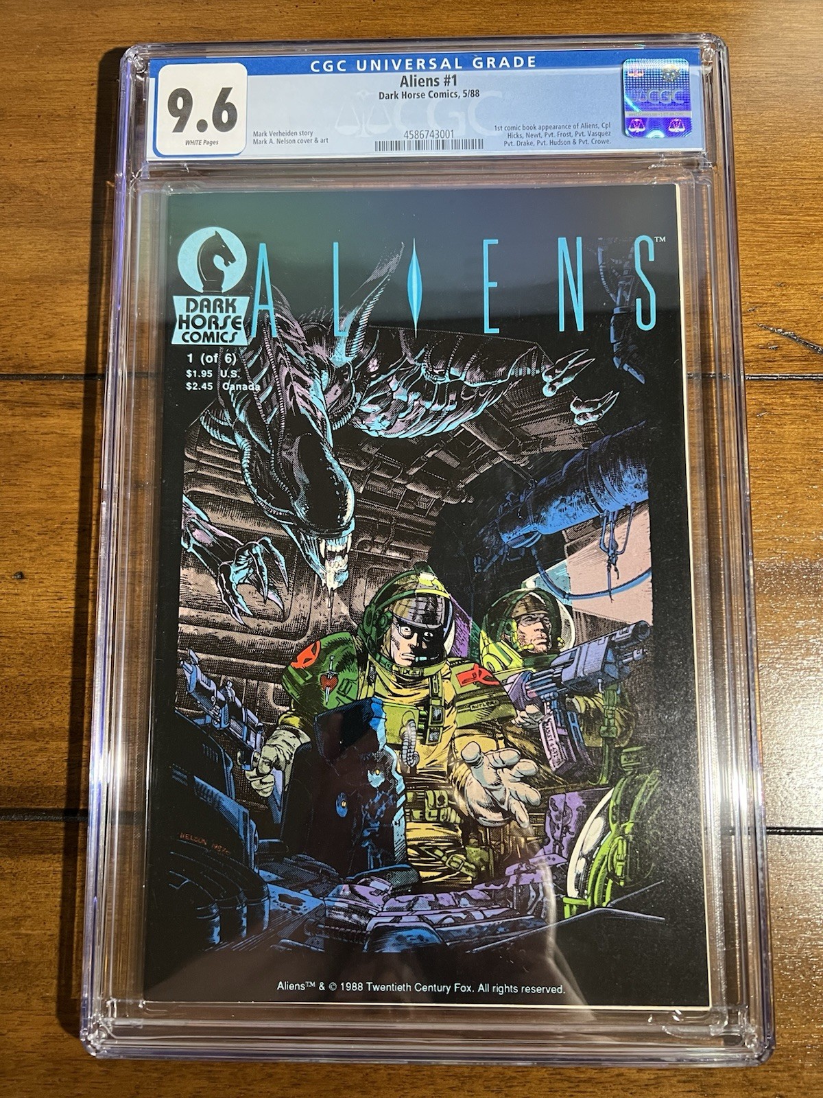 アメコミリーフ Aliens #1 4th Print CGC 9.2 アメコミリーフ Aliens #1 4th Print CGC 9.2