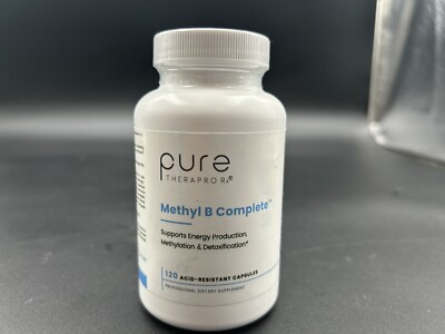 Pure Methyl B Complete Vitamin Support Supplement 120 Capsule EXP 05/26