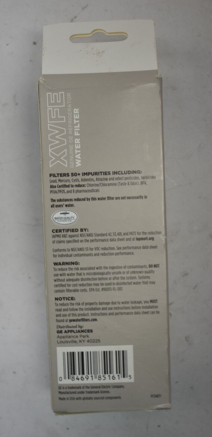 GE General Electric Refrigerator Filter Water Cartridge Replacement