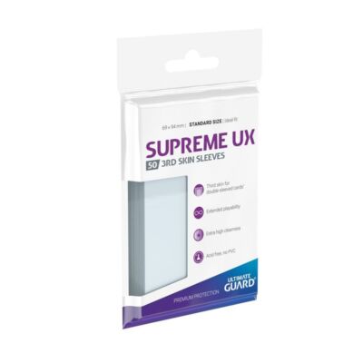 50 Ultimate Guard Supreme UX 3rd Skin Sleeves Standard (69x94mm)