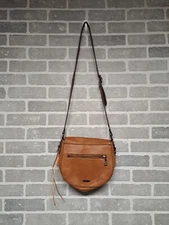 Aldo Boho Crossbody Brown Braided Fringes Womens Bag Size Medium