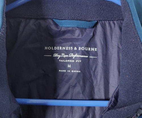 Holderness & Bourne Mens M The King Vest Insulated Performance Golf Full Zip - Picture 6 of 6