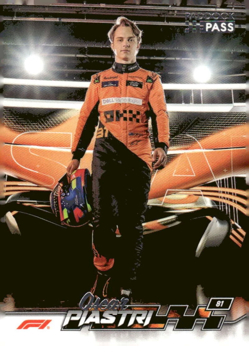 Oscar Piastri trading card