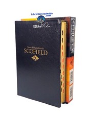 Nueva Biblia De Estudio Scofield RVR.1960 Ampliada Piel Genuina Negro Índice 