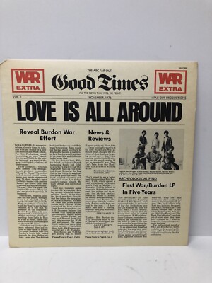 レコード LOVE IS ALL AROUND／WAR ABCD988昭和レトロ レコード LOVE