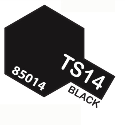Sprühfarbe Für Plastik 100 Ml Schwarz TS14 TAMIYA