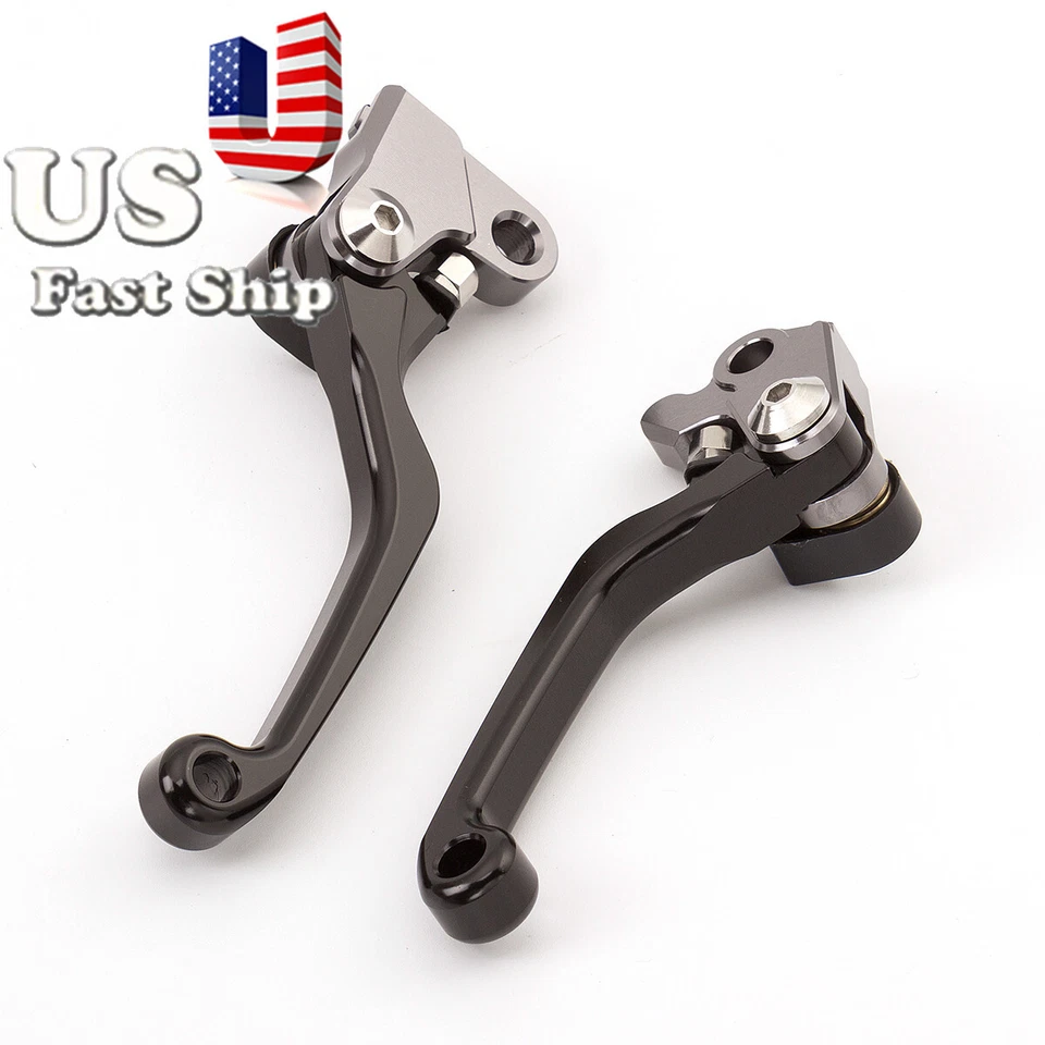US Dirtbike Brake Clutch Levers Off-road For HONDA CRF150F/230F SUZUKI RM85/125 - Image 4 of 4