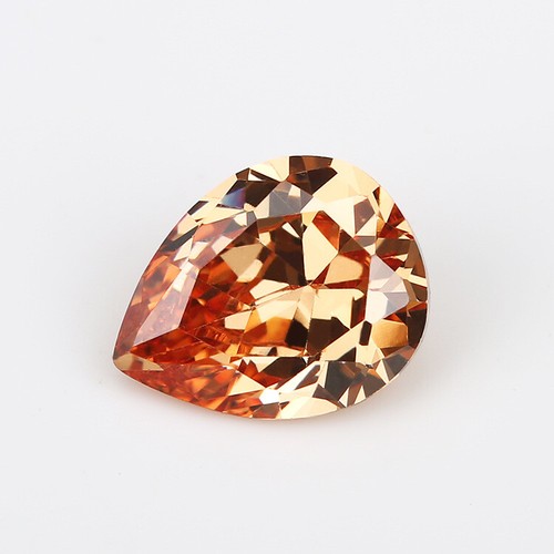 8 Mm AAAAA Natural Champagne Zircon 2.98 Ct Round Faceted Cut VVS - Foto 6