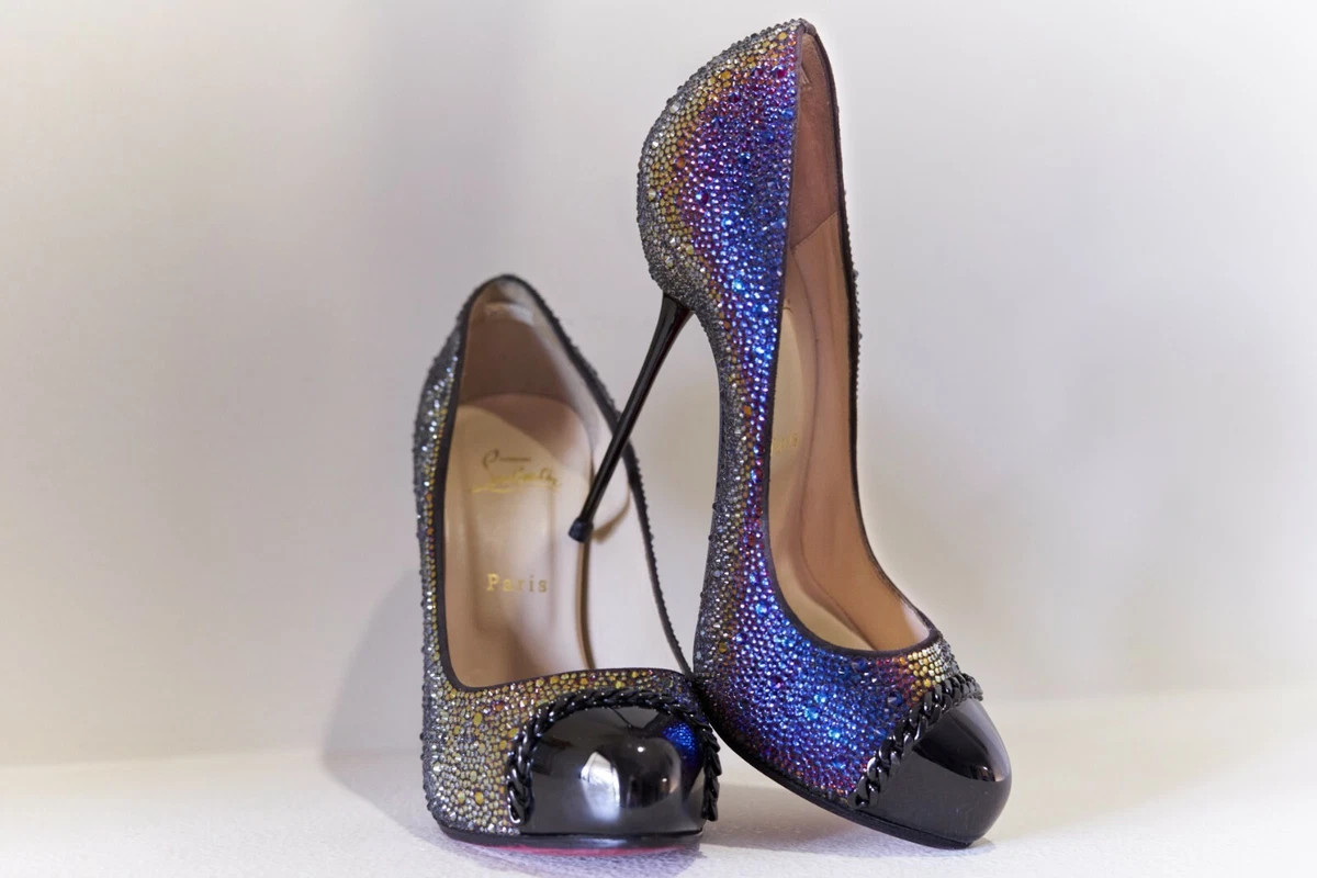 Swarovski louboutin outlet pumps