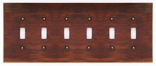 Solid Black Walnut Light Switch Plates/Covers Any Size +Custom