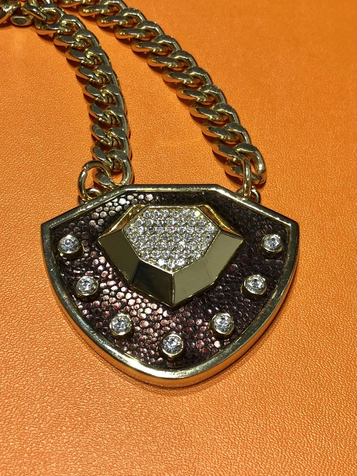 Collar de cadena de cristal Vince Camuto Foto 3 de 4