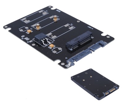Mini PCI-E mSATA SSD to 2.5'' SATA Hard Disk Enclosure Case Converter Adapter