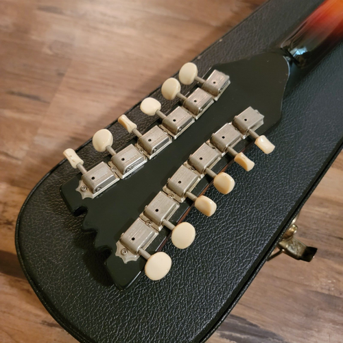 1966 Mosrite Celebrity III 12 String 3-12SB Electric Guitar Sunburst Original - Picture 12 of 22
