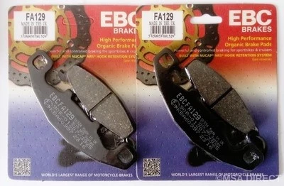 Plaquettes De Frein Avant EBC Organic Pour Kawasaki GTR1000 1994-2004, Pack 2 - Photo 1/4