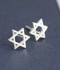 Star Of David Dainty Stud Earrings!  — photo 2
