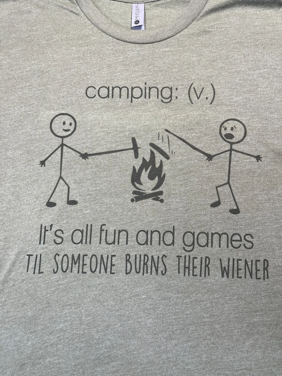 Funny camping sales tee shirts