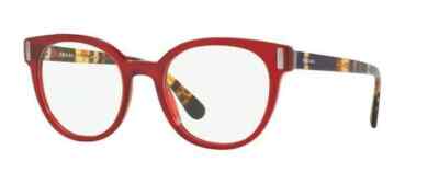 PRADA VPR 06T ACB-101 RED 50-20-135 EYEGLASSES FRAMES WOMEN