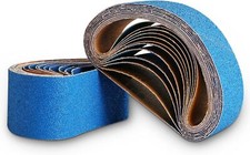3 x 21 Belt Sander Sanding Belts, 24 Pcs 6 Each of 40/60/80/120 Assorted Grit...