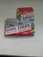 1985 TOPPS USFL FOOTBALL EMPTY BOX