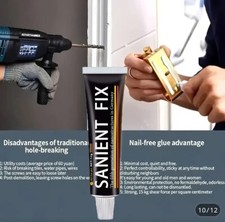 Fast Drying Super Strong Adhesive Glue for TileGlass Metal Concrete Wood PVC2PCS