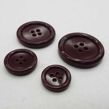 Dark Burgundy Gloss Buttons Suit Coat 15mm 18 2cm 22 25mm 28mm BUY 2 4 Or 8 023D