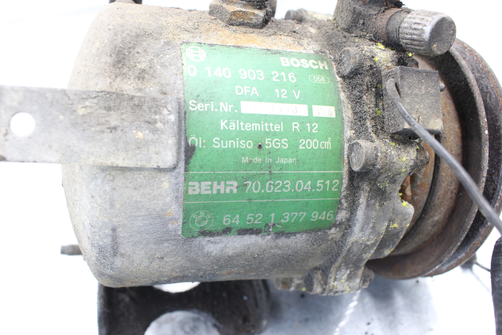 Bosch AC Compressor Air Conditioning BMW E30 E28 E34 E24 E23 E32 325I