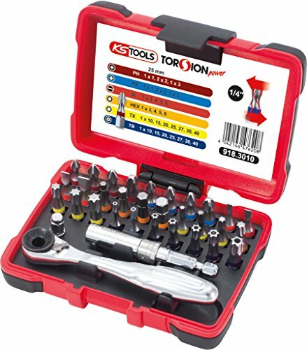 KS Tools 918.3010 Set 32 Inserti TORSIONpower Professionale 1/4" - 1