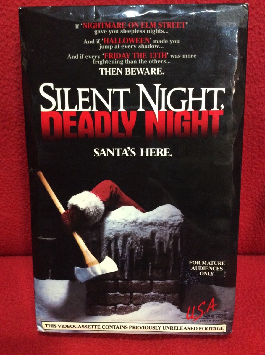 その他 Silent Night [VHS] Silent Night Deadly Night vhs U.S.A Home Video Big box 1986