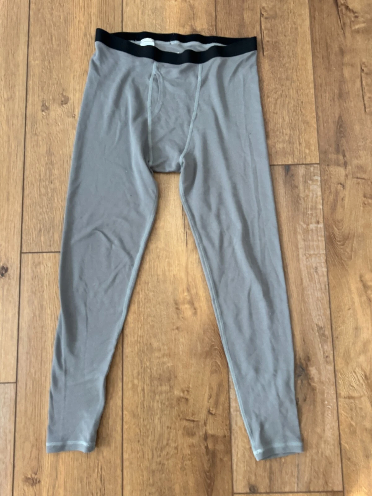 Marmot Men BaseLayer Thermal Pants White Size Medium Ski Snow Outdoor Polyester
