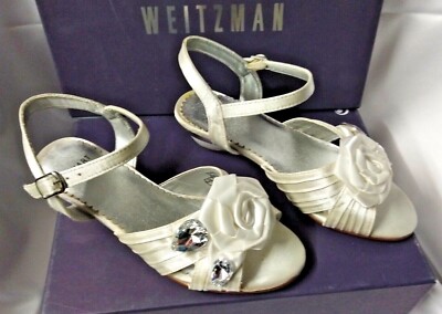 Stuart Weitzman, Sandalen, Kinderschuhe, weiß, Gr. 36