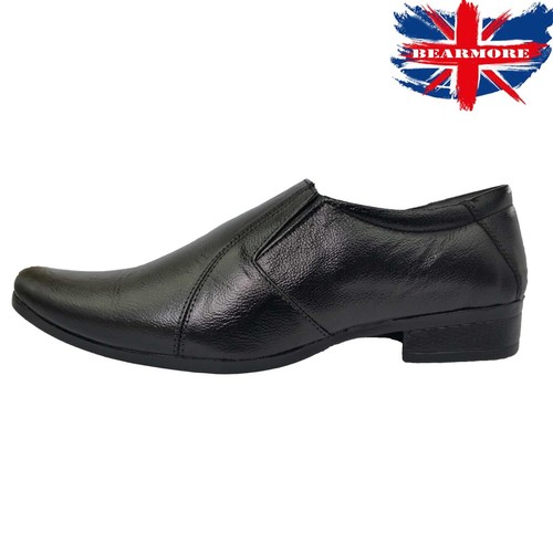 Mens Shoes NEW Black Smart Wedding Suit 