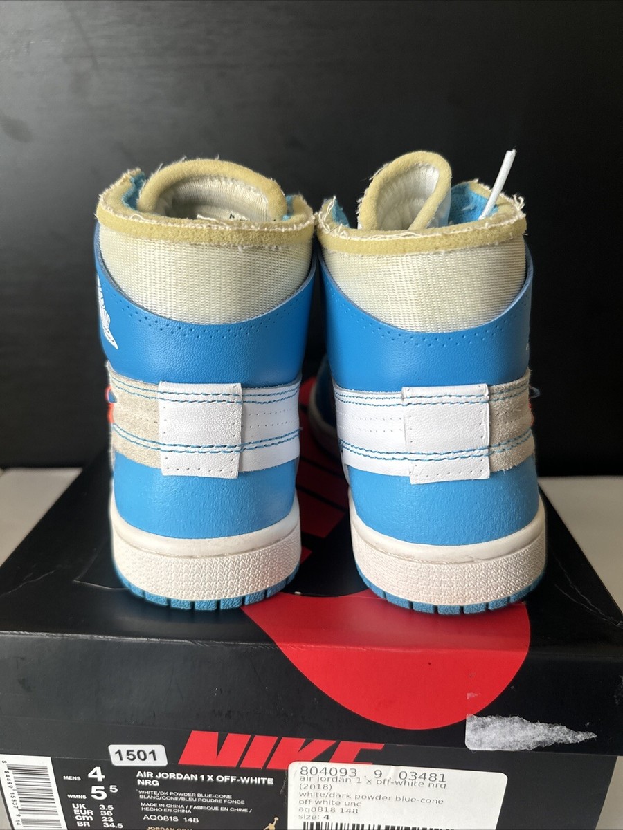 ※jorn8881ページ※ Size 4 - Jordan 1 Retro OG x Off-White High UNC 884499155379