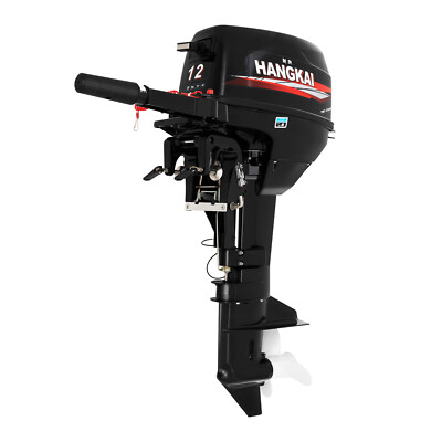 Hangkai 2 Stroke 12hp Outboard Motor Heavy Duty Boat Engine Water Cooling 169cc