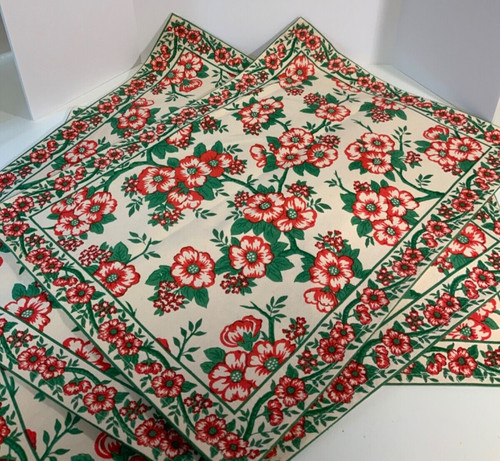 April Cornell Parade Canvas Cotton Placemat Set of 10 Floral