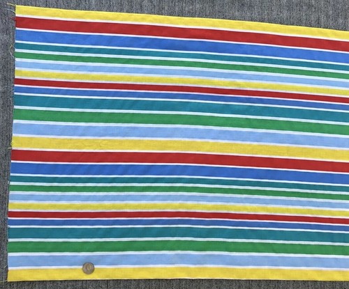 Colorful Striped Cotton 1 5/9 yards Fabric Prewashed Unbranded Crafts Quilting - Picture 2 of 3