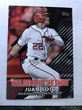 2022 Topps Series One Juan Soto Black Welcome to the Show Insert SP /299 WTTS-11