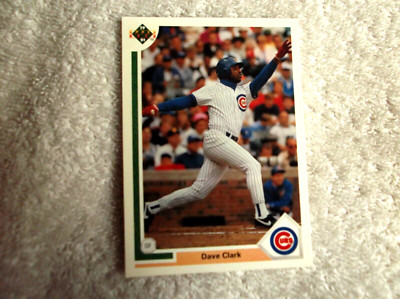 Upper Deck 1991 / MLB ''DAVE CLARK'' #314 Chicago Cubs Trading Card n2