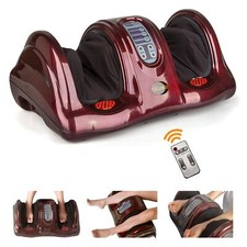 Red Shiatsu Kneading Rolling Foot Massager Health For Circulation  Pain Relief