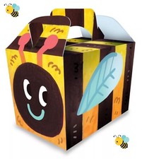 Bumble Bee Bugs Garden Birthday Party Boxes Childrens Food Meal Plate Picnic Box
