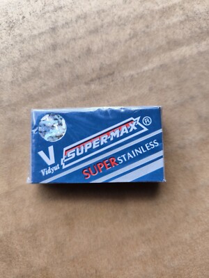 100 Supermax Super Stainless double edge razor blades