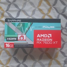 Sapphire Pulse Radeon Amd Rx 7600 Xt 16gb Gddr6 Memory