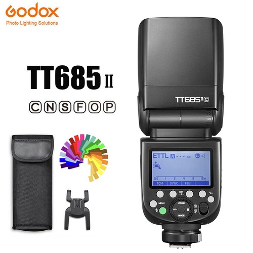 Godox TT685II TT685 II TTL HSS 2.4G Flash Speedlite Light for C/N/S/F/O/P Camera