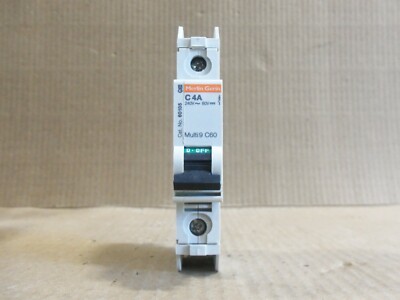 NEW MERLIN GERIN C4A 60105 MULTI 9 C60 1 POLE 4 AMP 240 V CIRCUIT BREAKER