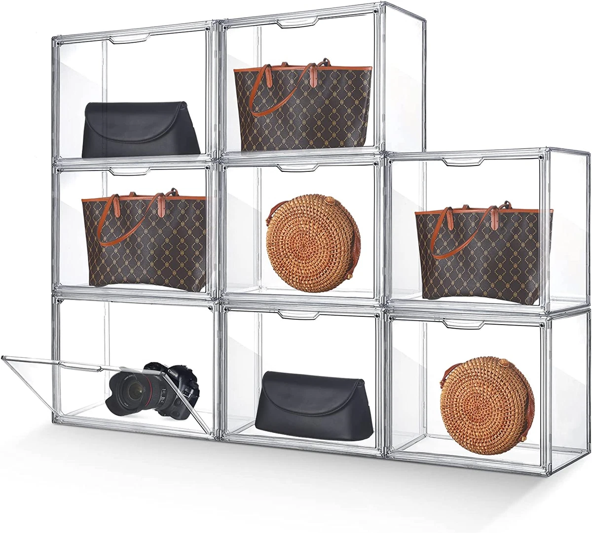 Acrylic slot online purse organizer