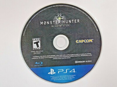 Monster Hunter: World PlayStation 4 2018 PS4 RPG Role Playing Game Disc Only